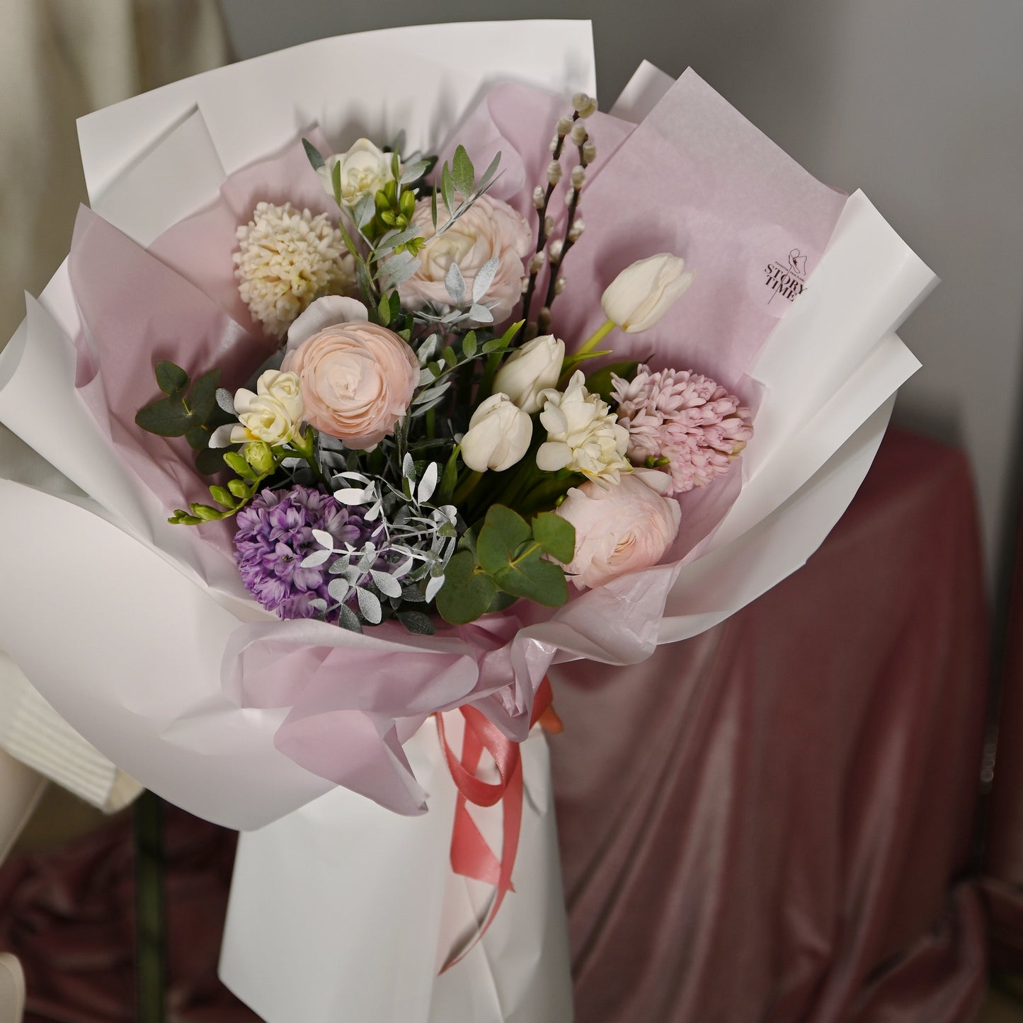 Buchet „Gingașie Pastel”