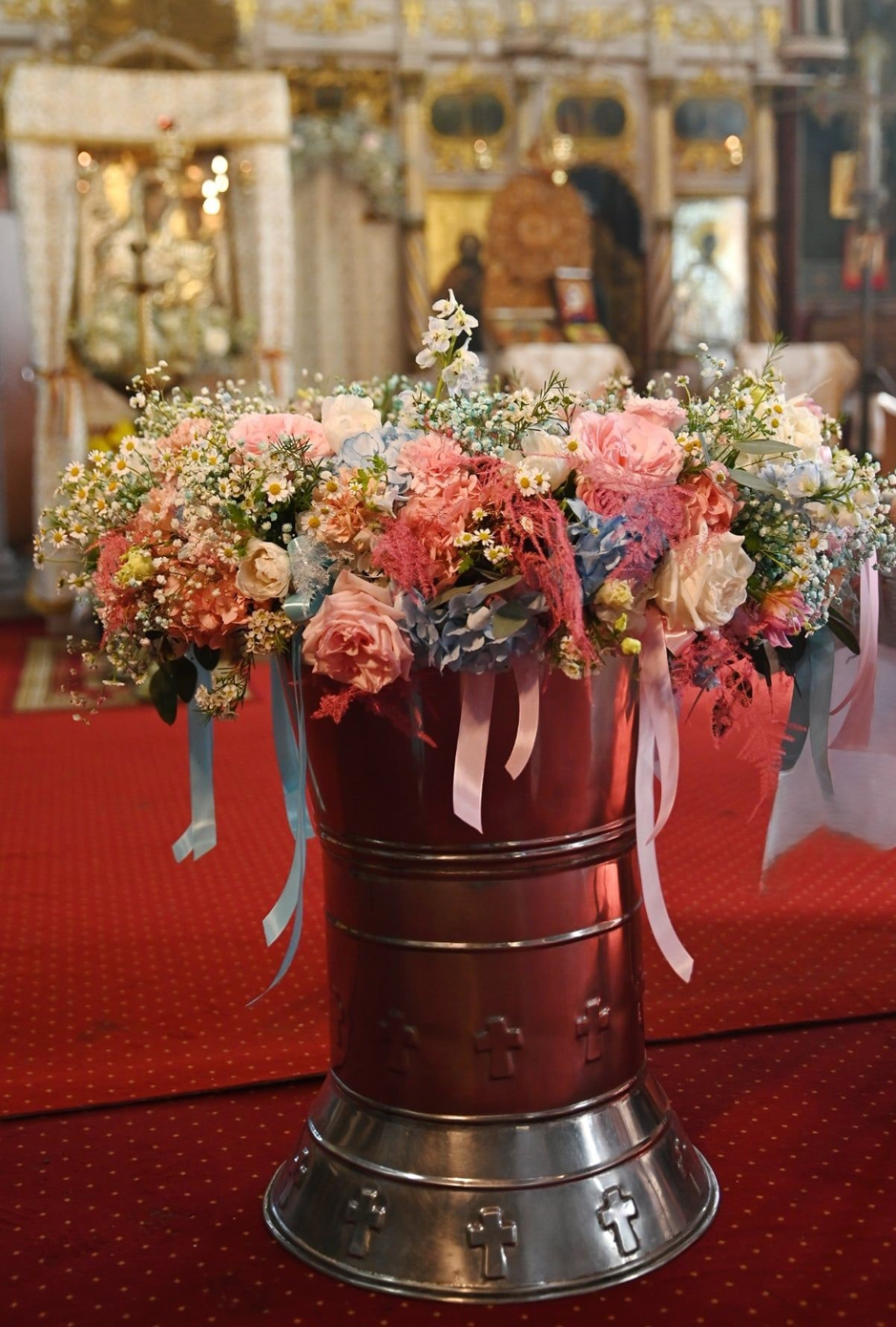 Decor cristelniță "Îngeri în Roz și Albastru"