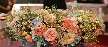 Decor cristelniță "Îngeri în Roz și Albastru"