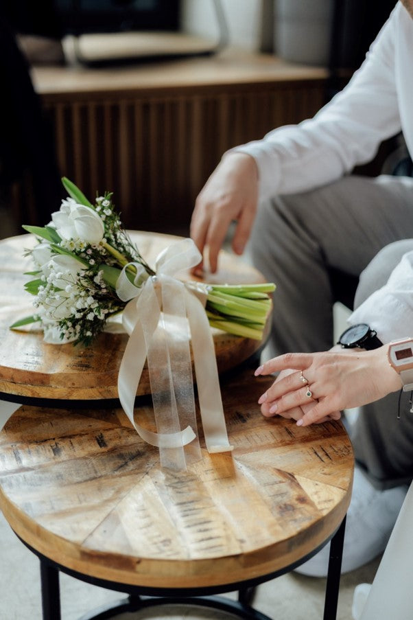 Buchet „Vow in White” (Jurământ în Alb)