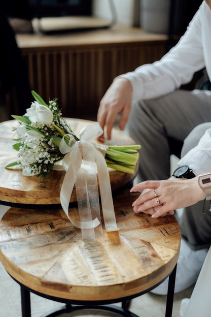 Buchet „Vow in White” (Jurământ în Alb)